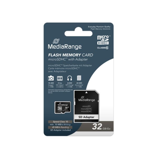 MediaRange Micro SDHC Class...