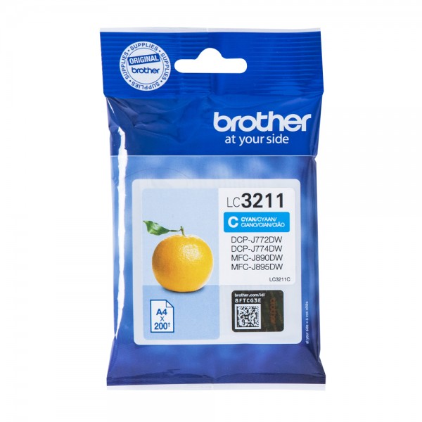 Brother Μελάνι LC-3211C Μπλε